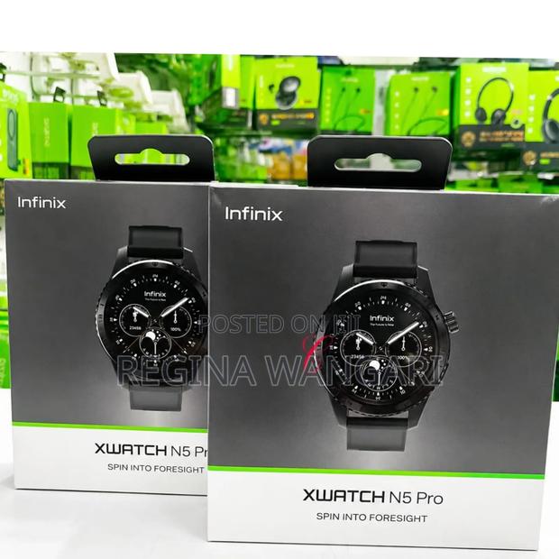 Infinix Xwatch N5 Pro Xw5e* 1.43" Amoled Hd Display Smart Watch