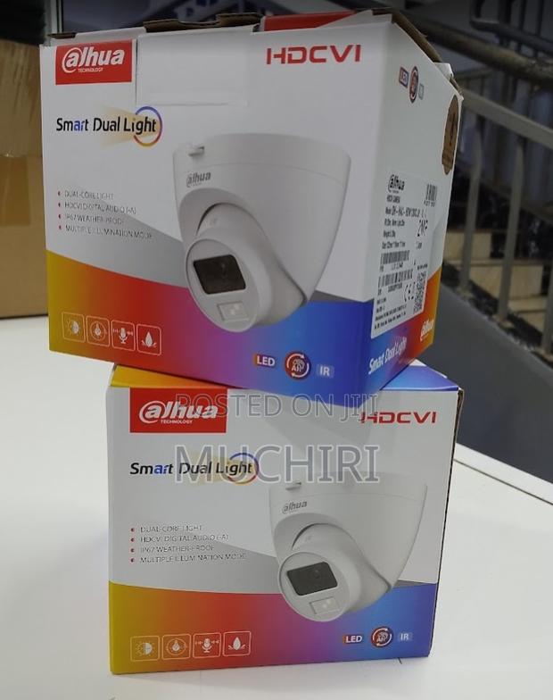 2mp Dahua Smart Hybrid Light Audio Fixed Turret Dome Camera