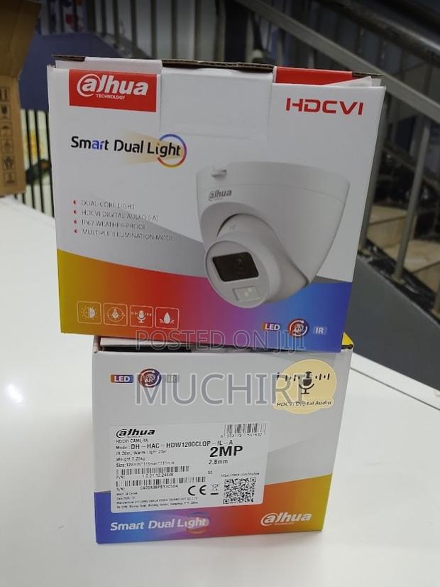Smart Hybrid Dual Lens Dahua Full Color Camera With Audio