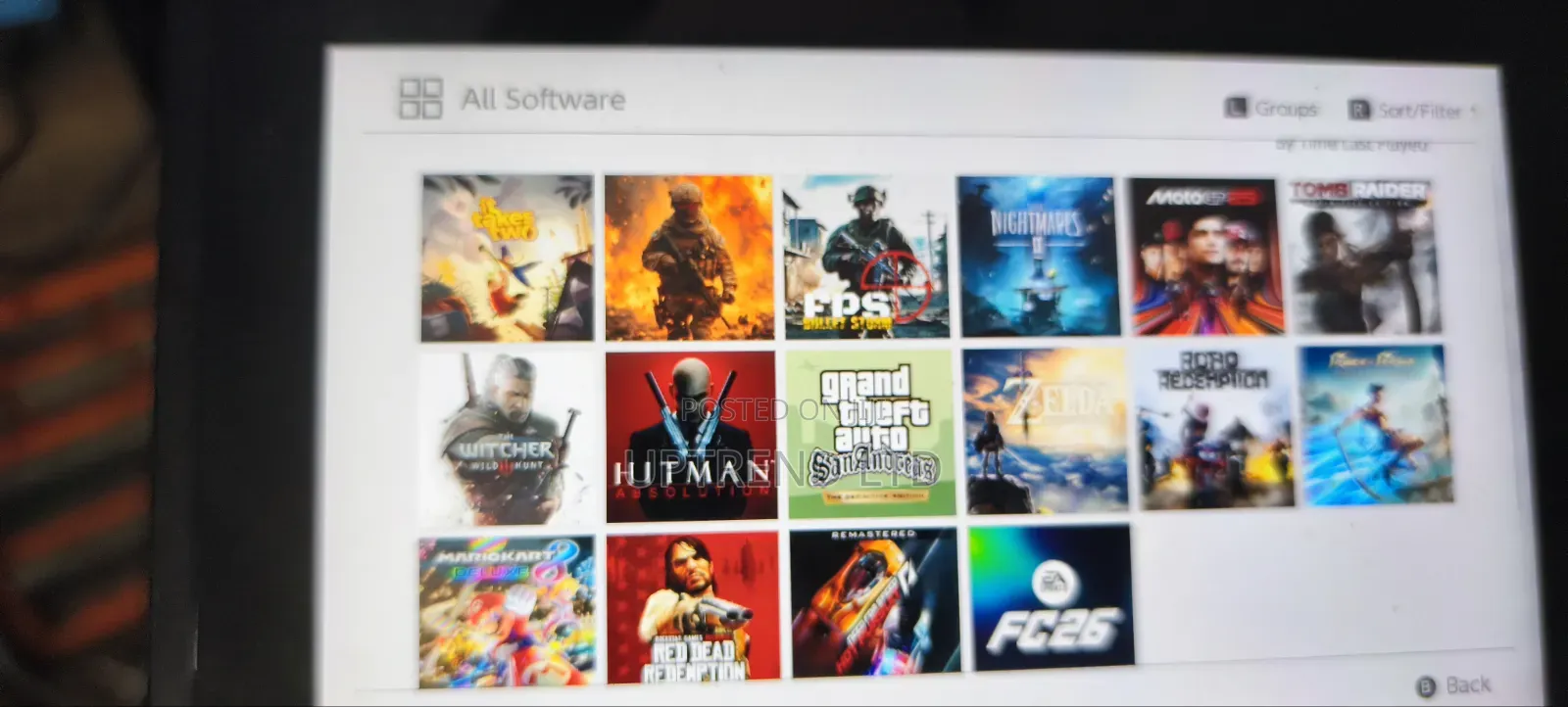 Ex Uk Nintendo Switch Chipped With Fc26 and Other Latest Games