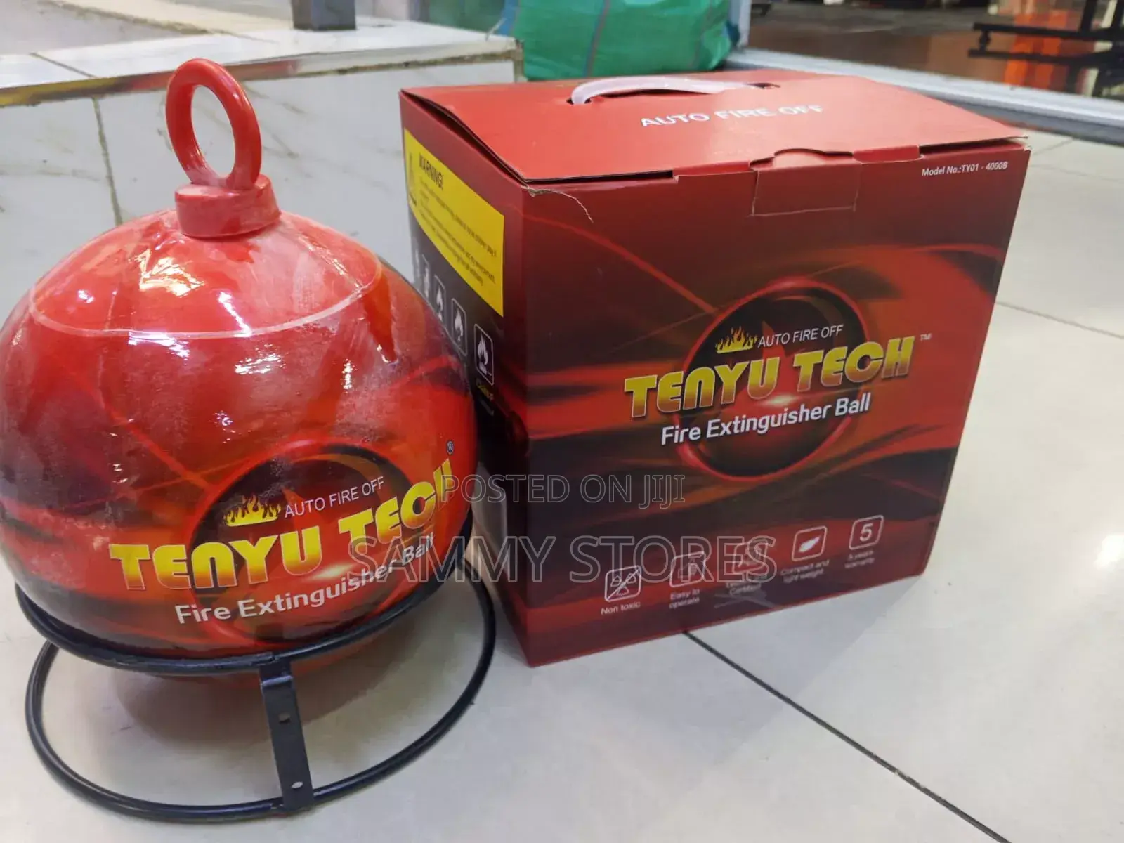 Automatic Fire Extinguisher Ball Fire Safety Ball With Mounting Stand