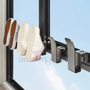 2pcs Multi-Functional Wall-Mounted Balcony Shoerack_id