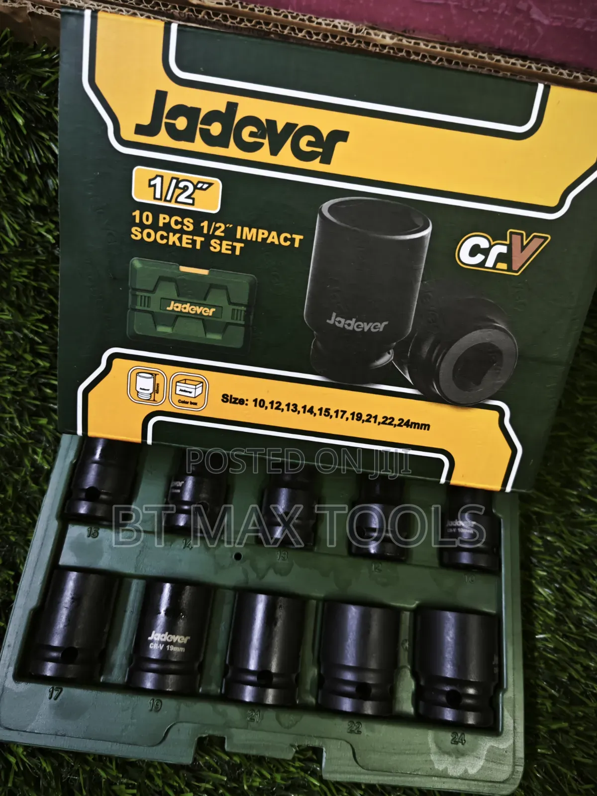 Jadever 10pcs Impact Socket Set