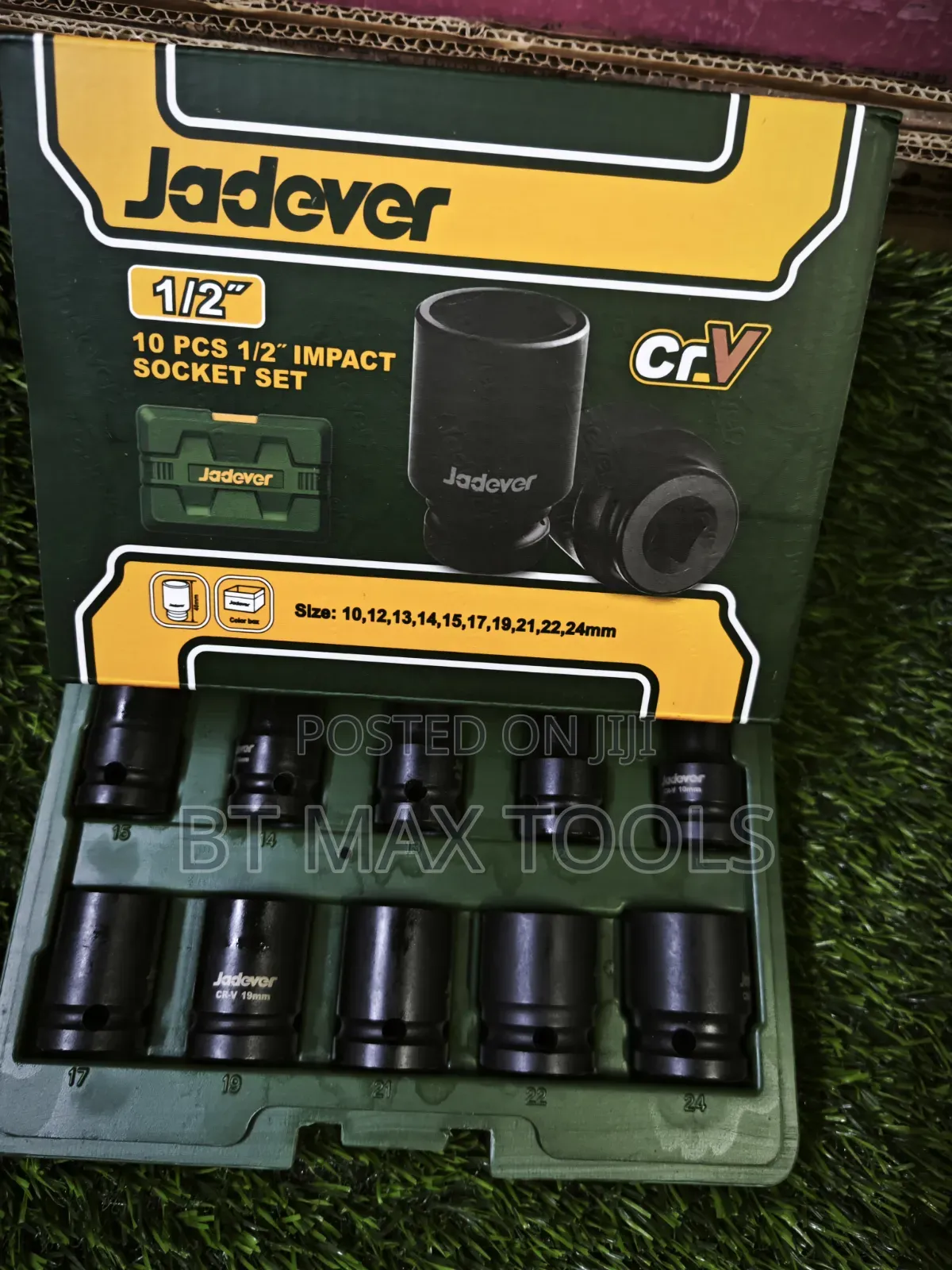Jadever 10pcs Impact Socket Set