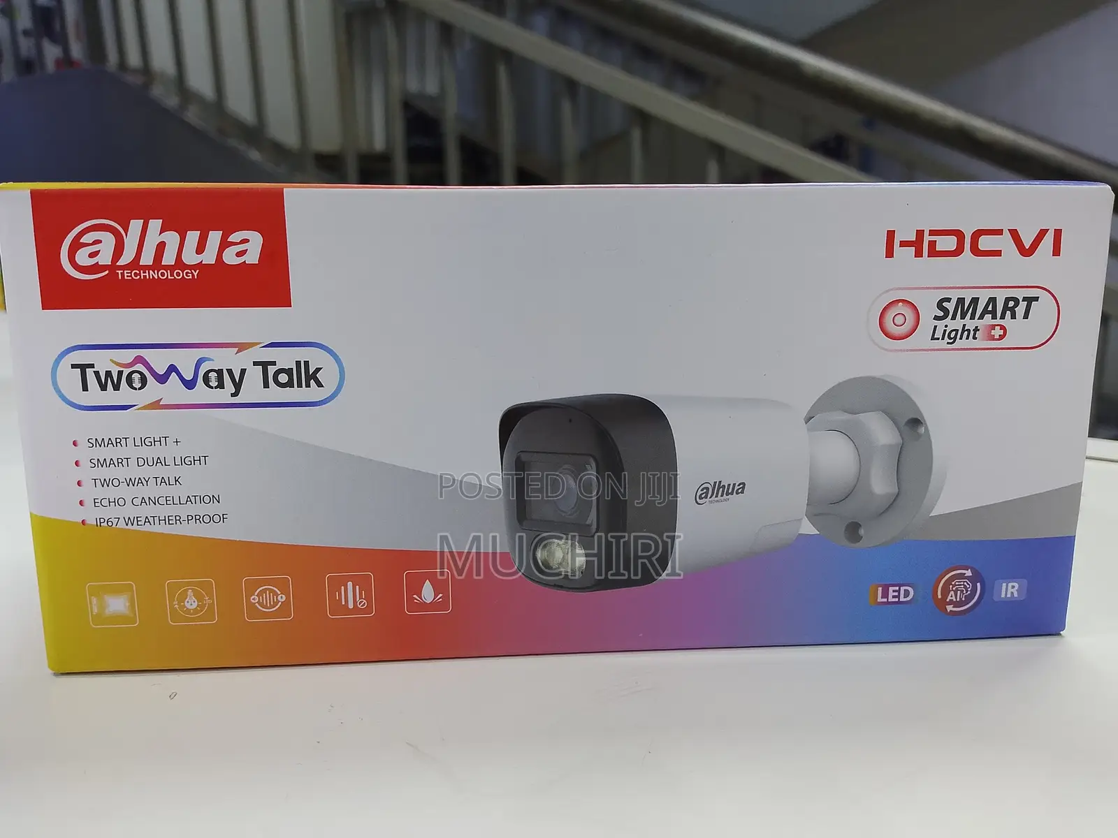 2mp Dahua Smart Hybrid Light Audio Fixed Dome Camera