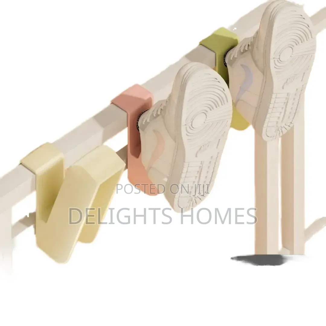 2pcs Multi-Functional Wall-Mounted Balcony Shoerack_id
