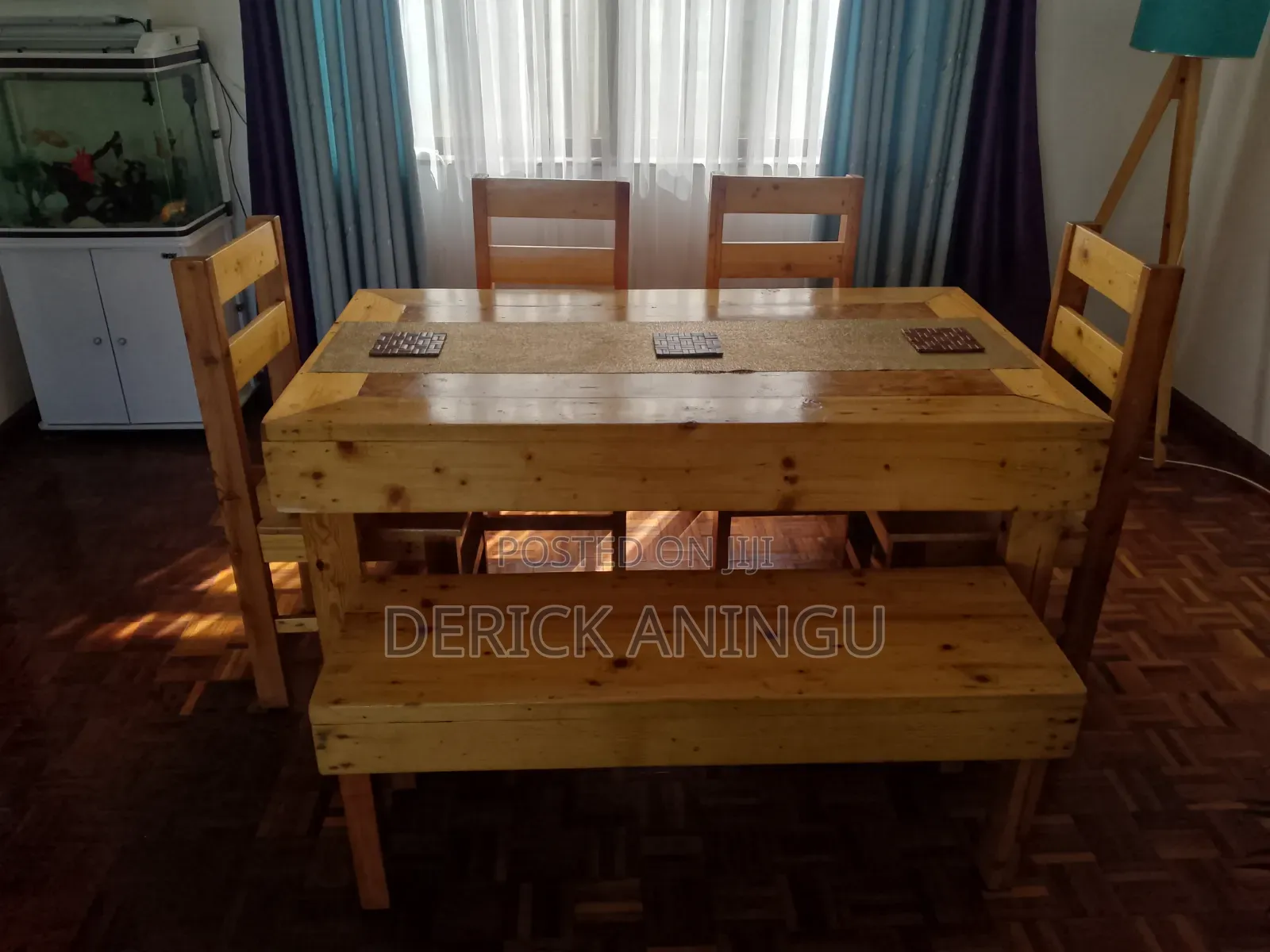 6 Seater Wooden Dining Set