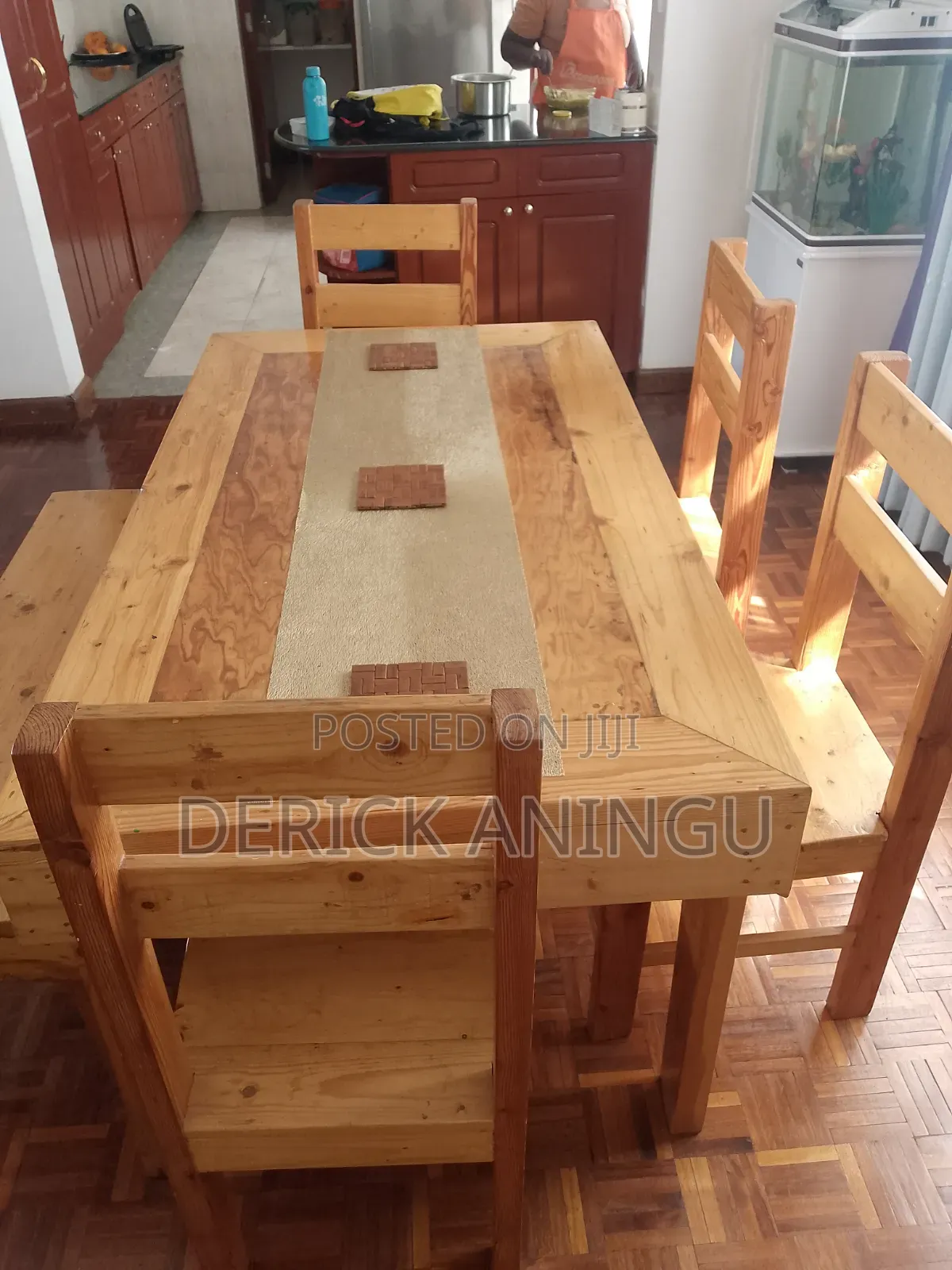 6 Seater Wooden Dining Set