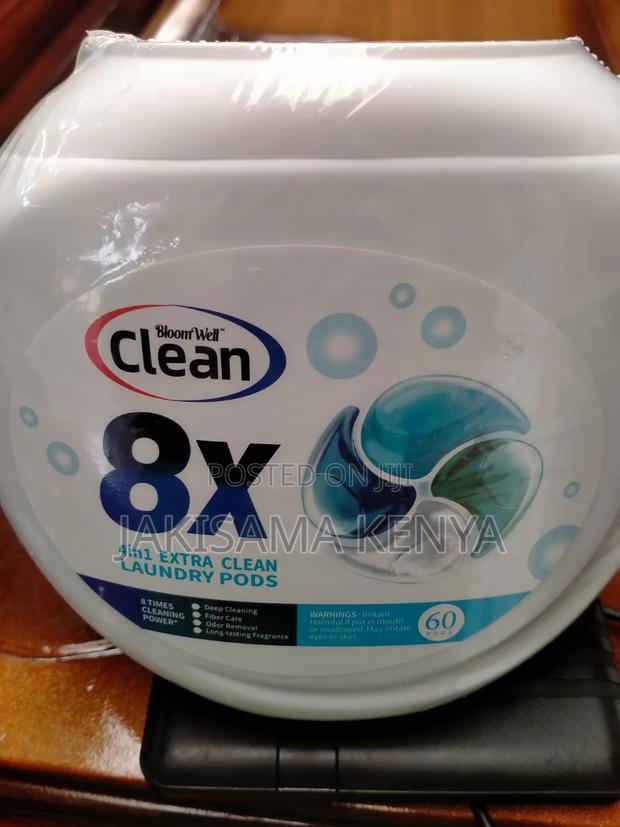 8× 4in1 Clean 60 Laundry Pods