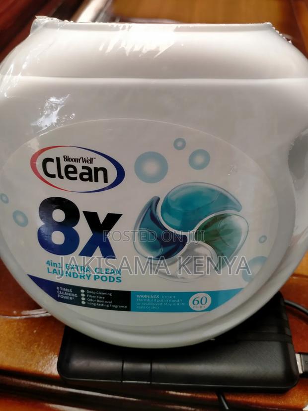 8× 4in1 Clean 60 Laundry Pods - thumbnail 2