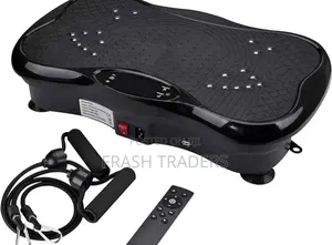 Vibration Fitness Machine With Resistance Bands