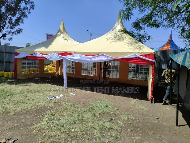 100 Seater Pyramid Tent- Cream