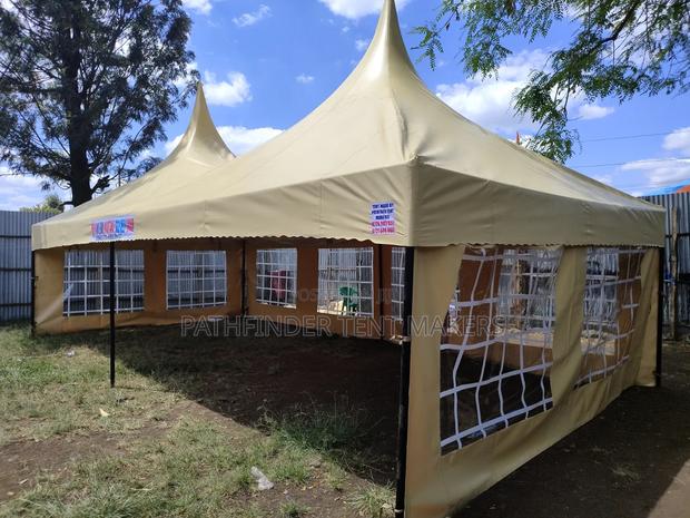 100 Seater Pyramid Tent- Cream - thumbnail 2
