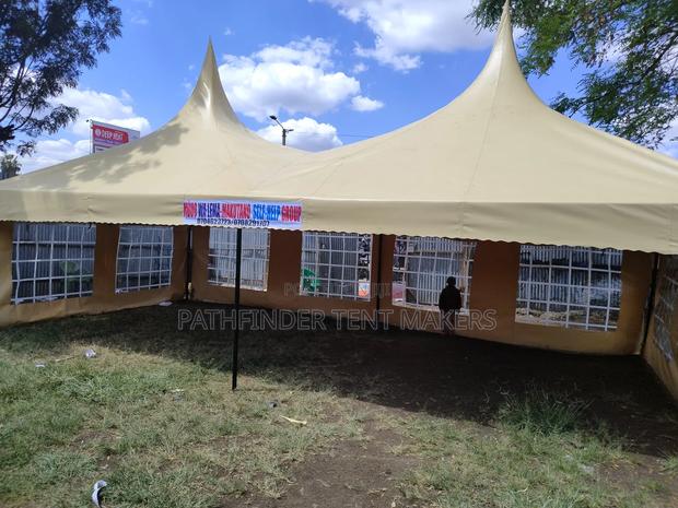 100 Seater Pyramid Tent- Cream - thumbnail 3