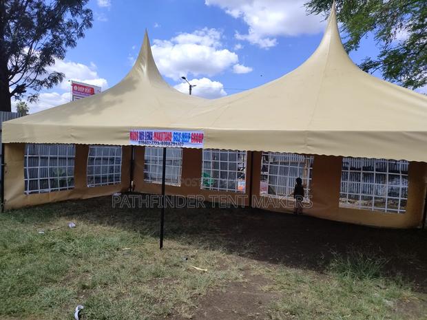 100 Seater Pyramid Tent- Cream - thumbnail 4