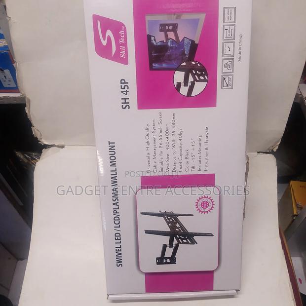 Sh 45p Single Arm Swivel Tv Wall Brackets 26"-55"