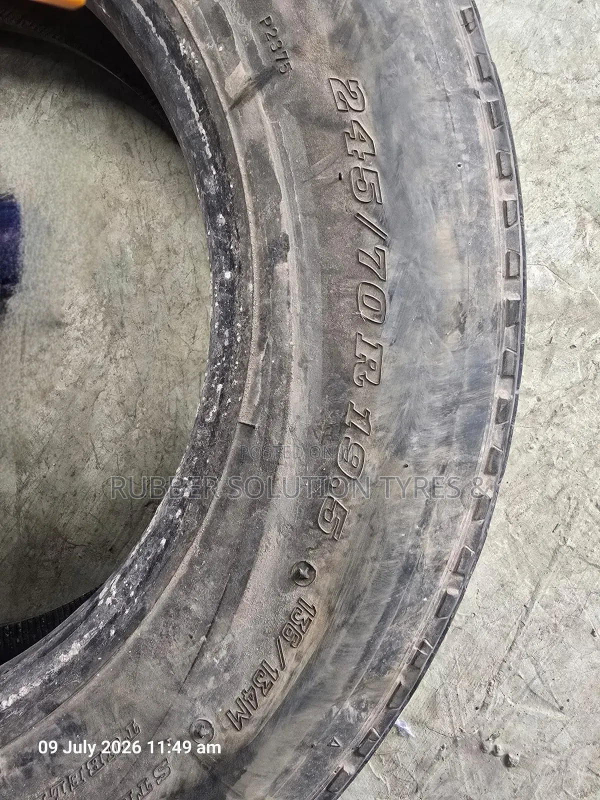 245 /70 R19.5 Jk Tyres Jetsteel Diff Made in India