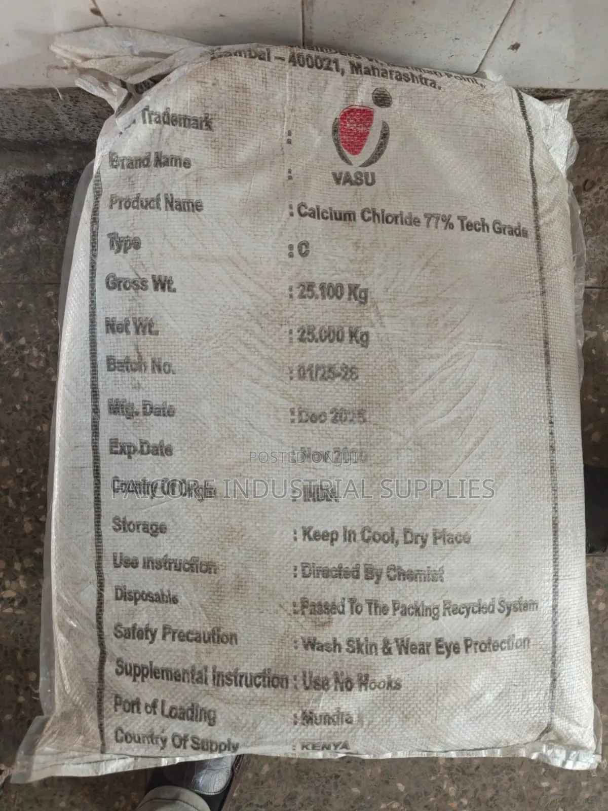 Calcium Chloride 25kg