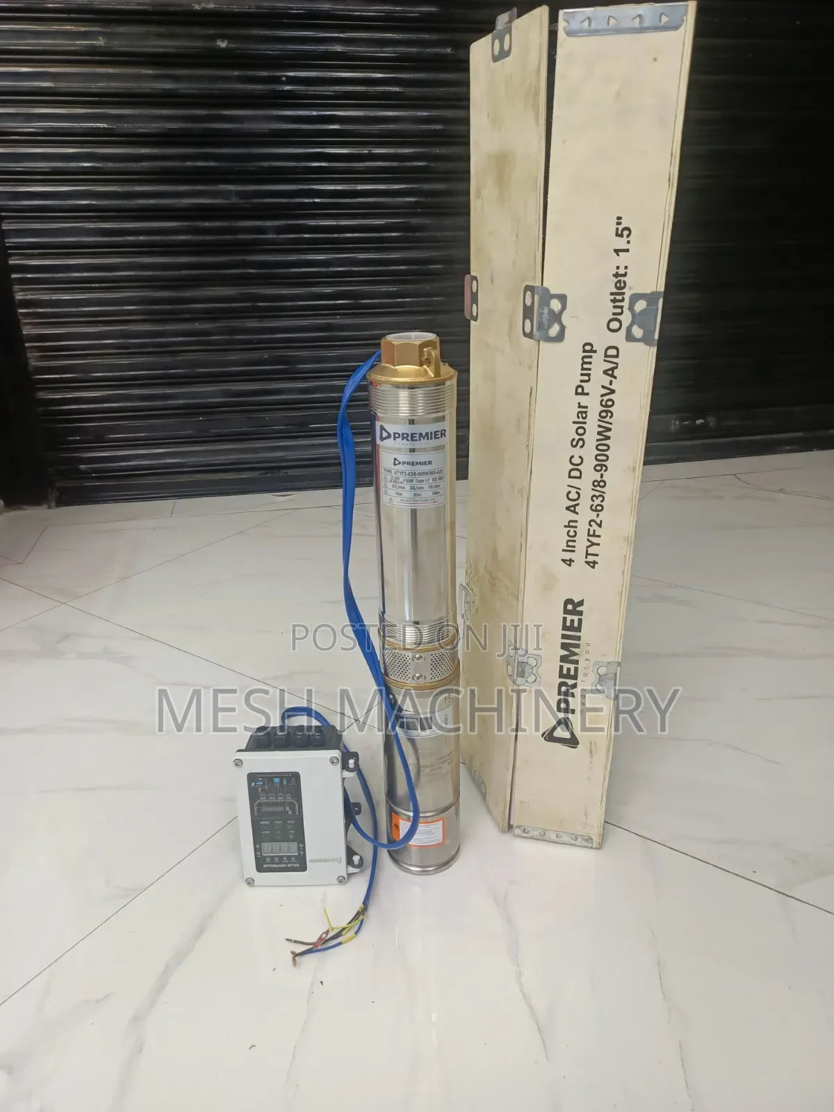 Ad/Dc Solar Submersible Water Pump (4inch) With Control Box