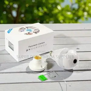 Plug-and-play Smart 360° Panoramic 1080p Full Hd Wifi Bulb Camera