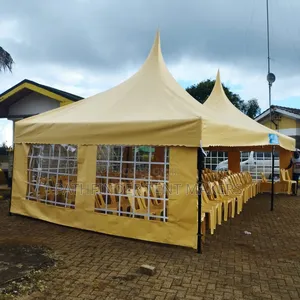 100 Seater Tent Pyramid With Seats- Cream