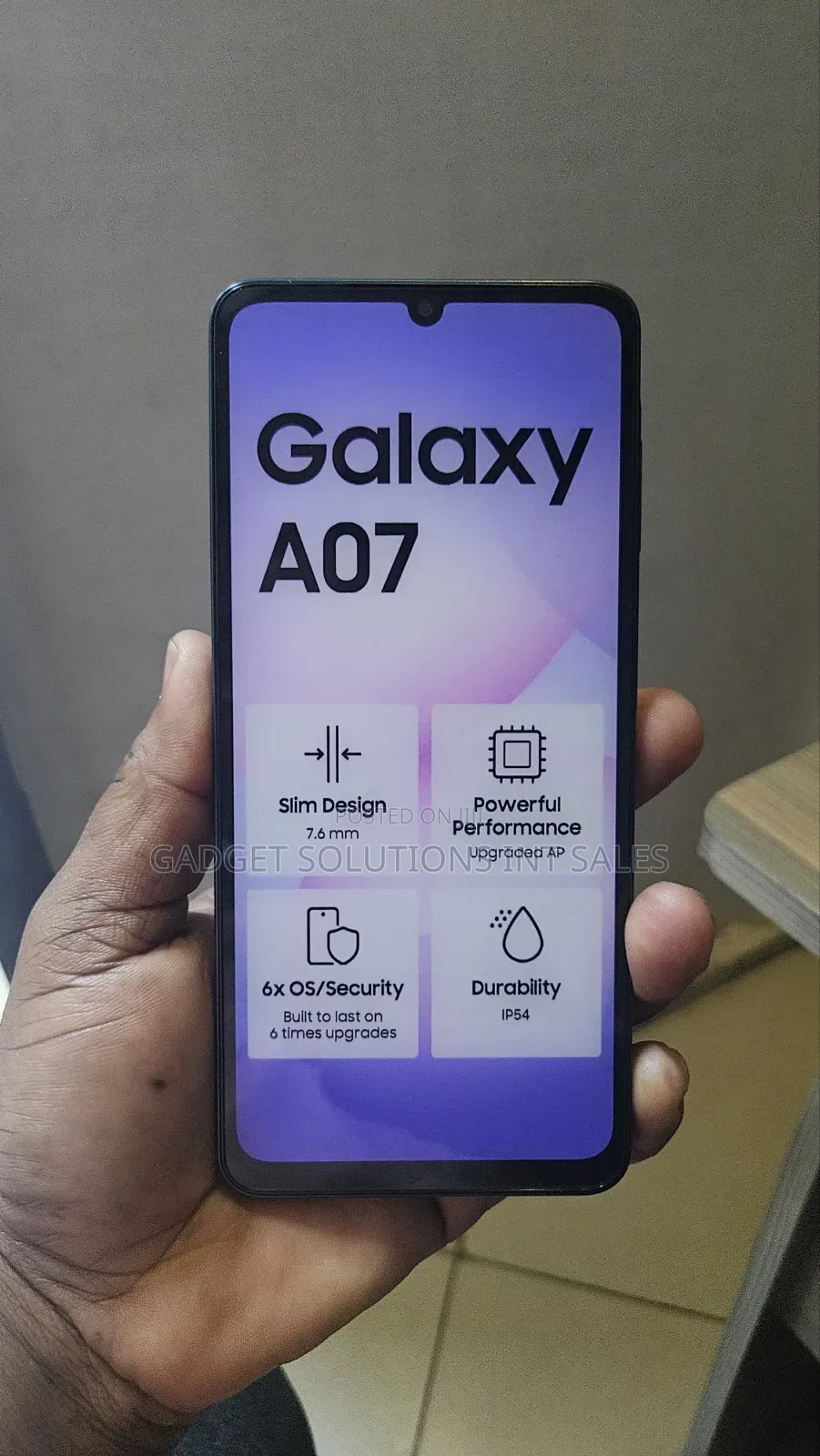 New Samsung Galaxy A07 4G 64 GB Black