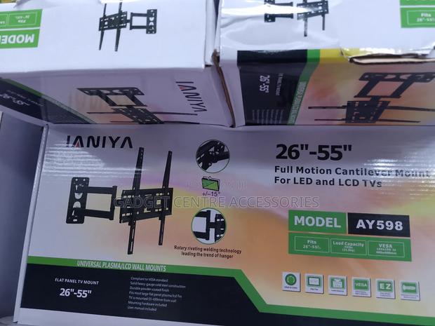 Xjs Rotating Tv Wall Mounts 55inches Single Arm - thumbnail 3