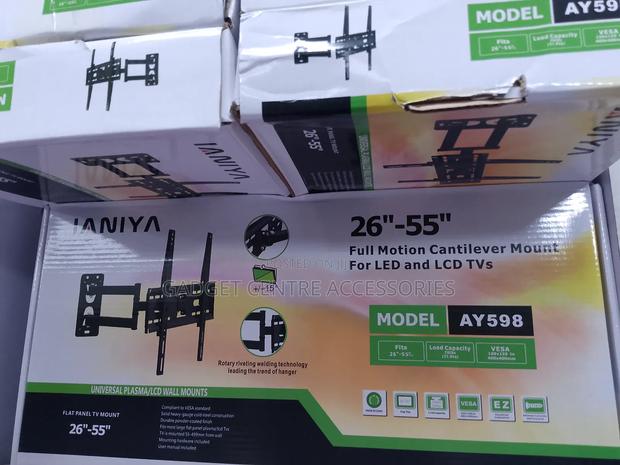 Xjs Rotating Tv Wall Mounts 55inches Single Arm - thumbnail 4