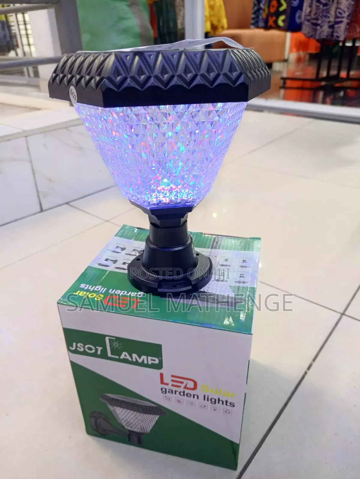 Solar Powered Outdoor Fence Garden Led Light – Waterproof