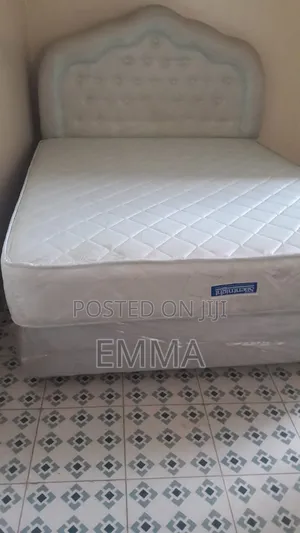 Queen Size Bed With Orthopedic Mattress