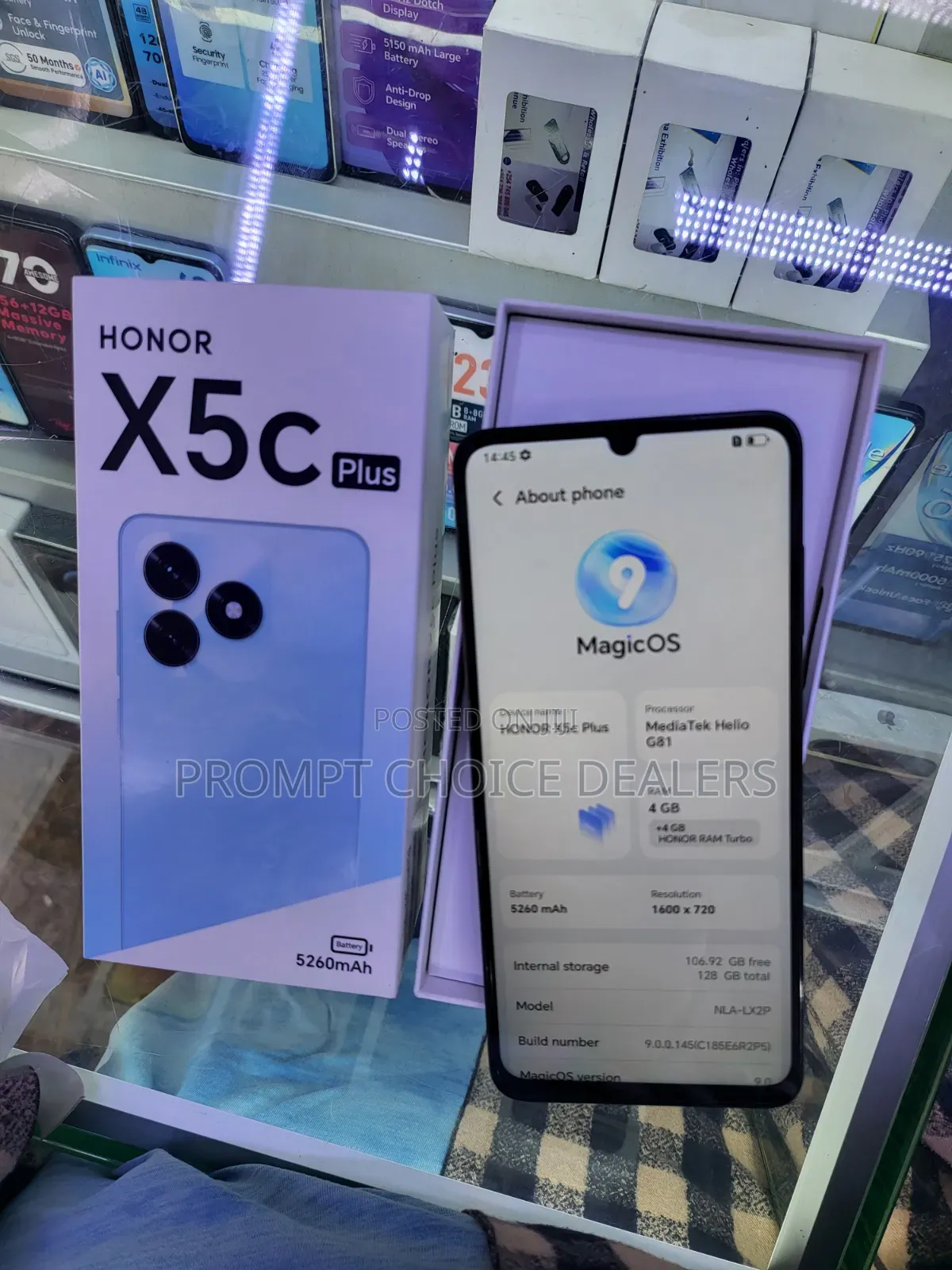 New Honor X5c Plus 128 GB Red