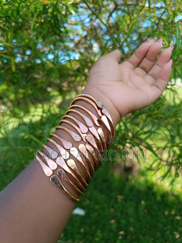 Handmade African Copper Bracelets - thumbnail 2