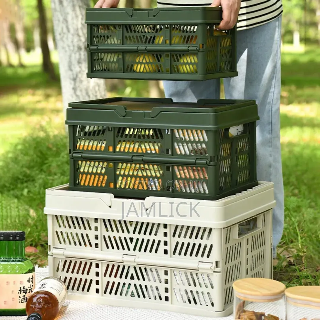 Foldable Multifunctional Stackable Basket With Handles – Jy