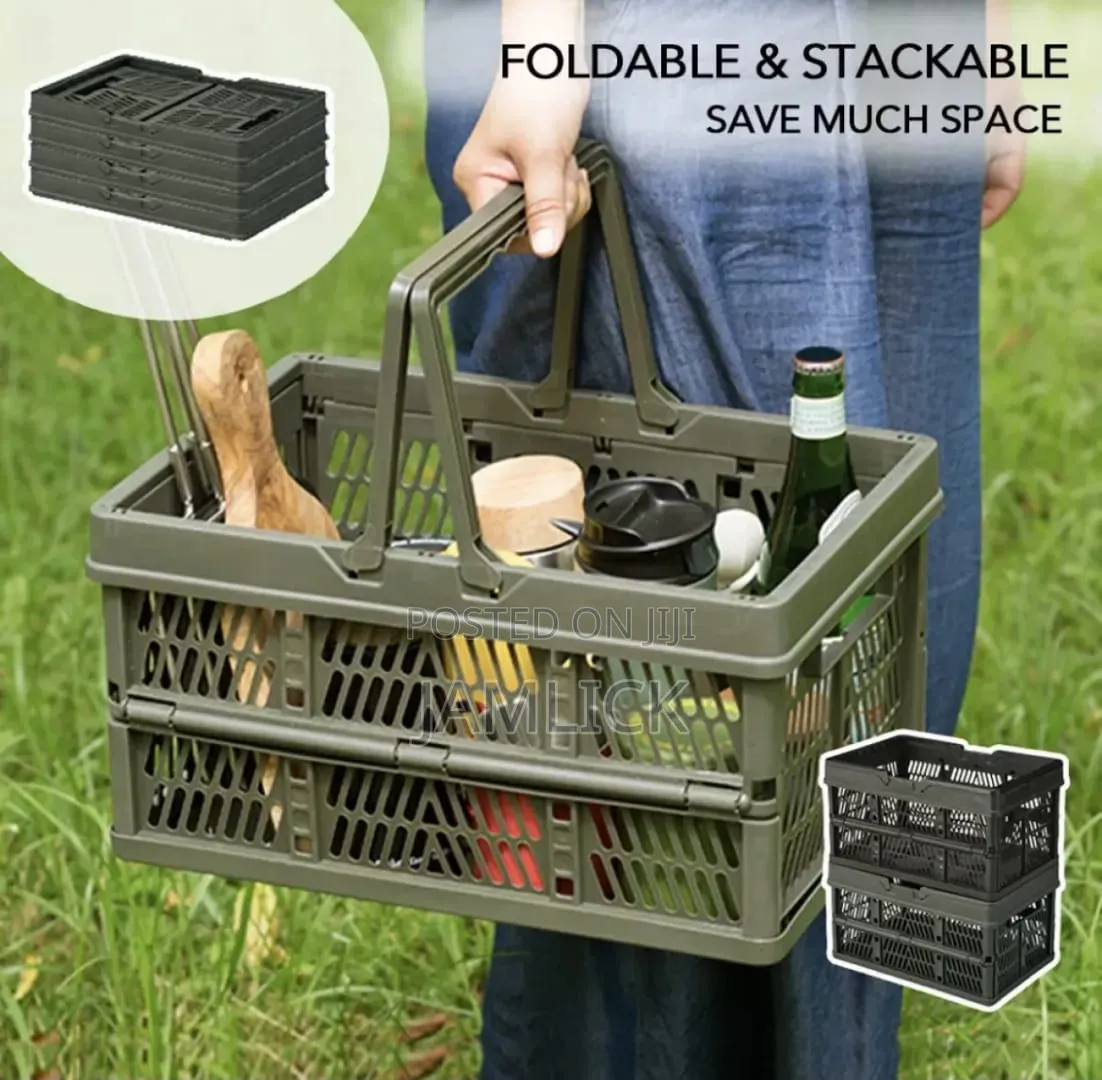 Foldable Multifunctional Stackable Basket With Handles – Jy