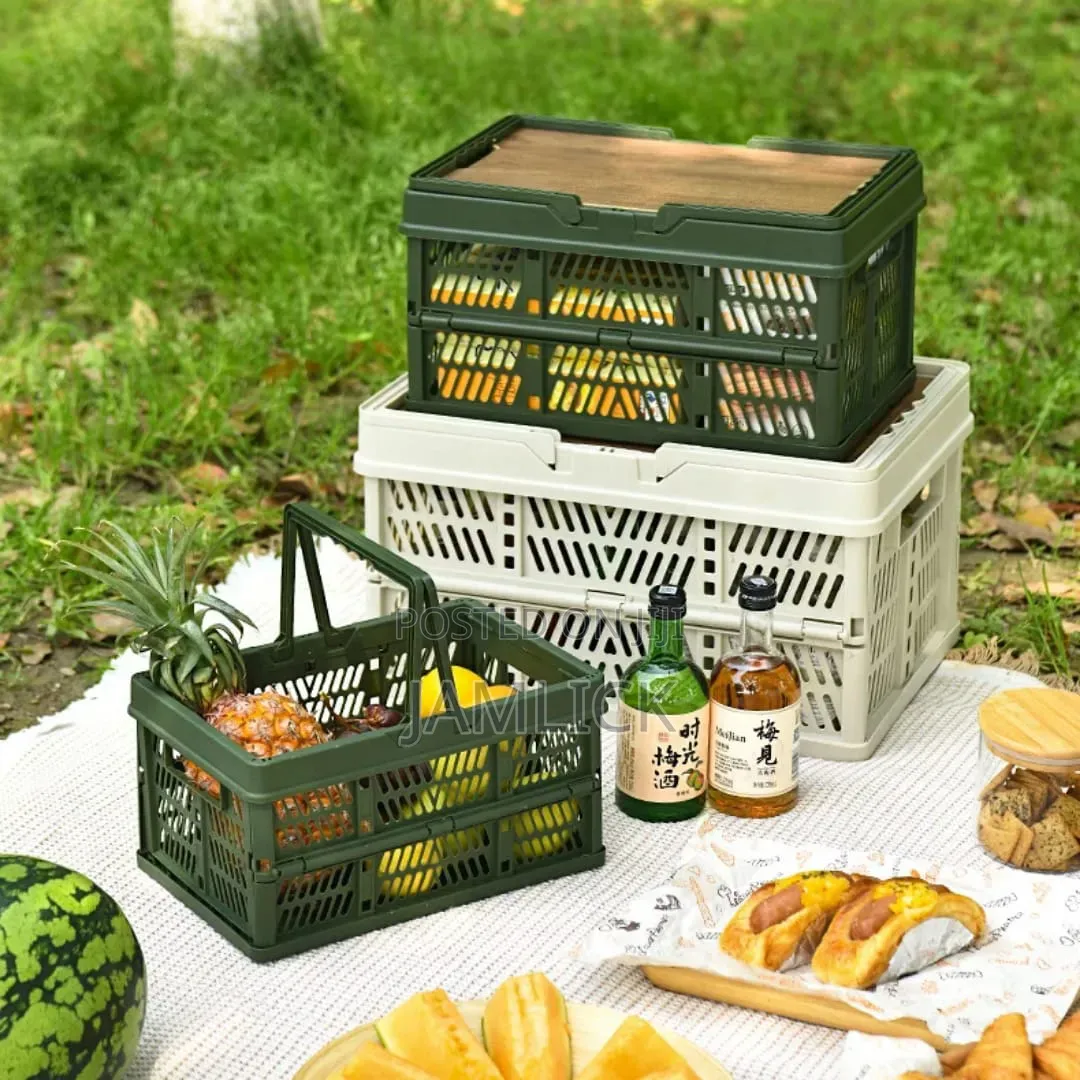 Foldable Multifunctional Stackable Basket With Handles – Jy