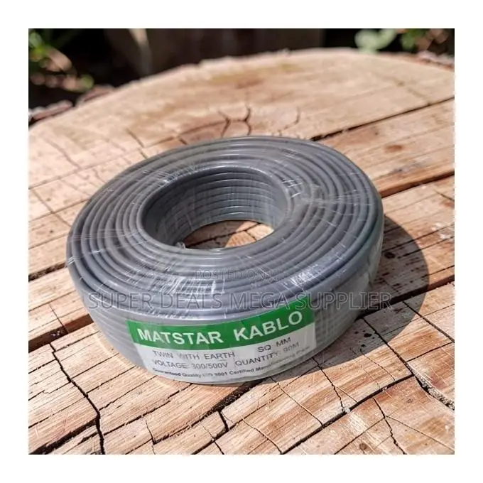 Corrosion Resistant 1.5mm Twin With Earth Electrical Wiring Cable