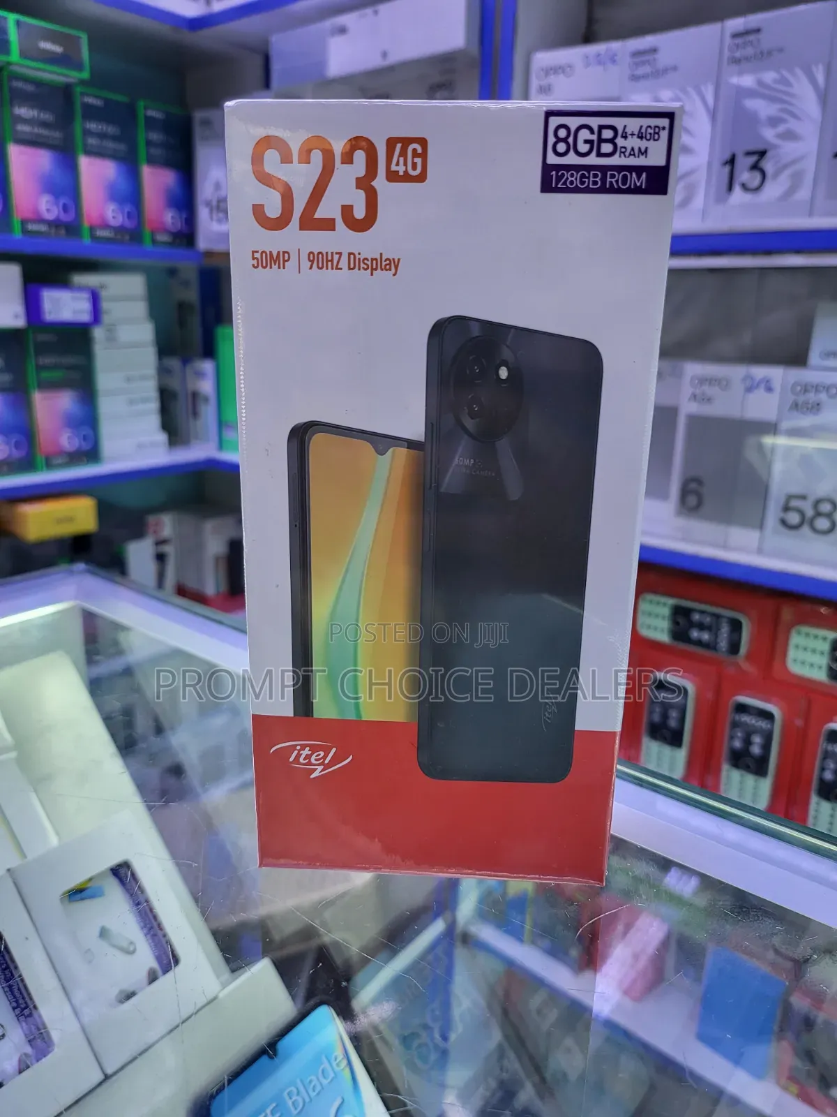 New Itel S23 128 GB Black