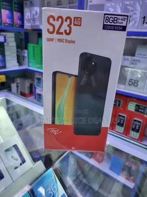 New Itel S23 128 GB Black