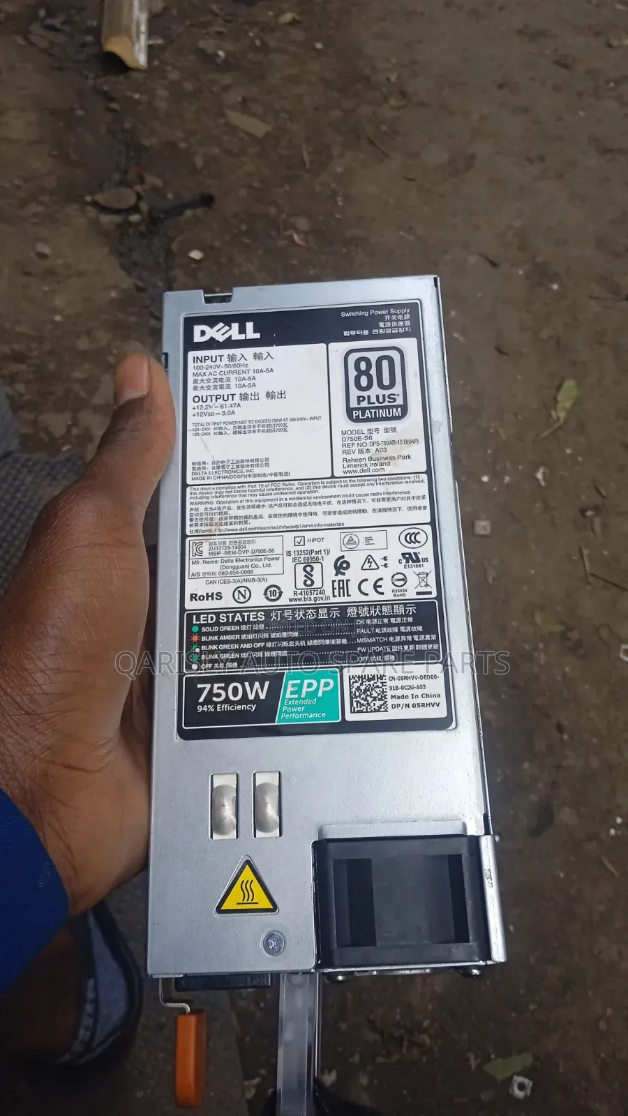Stable Power Supply Dell 62 Amps
