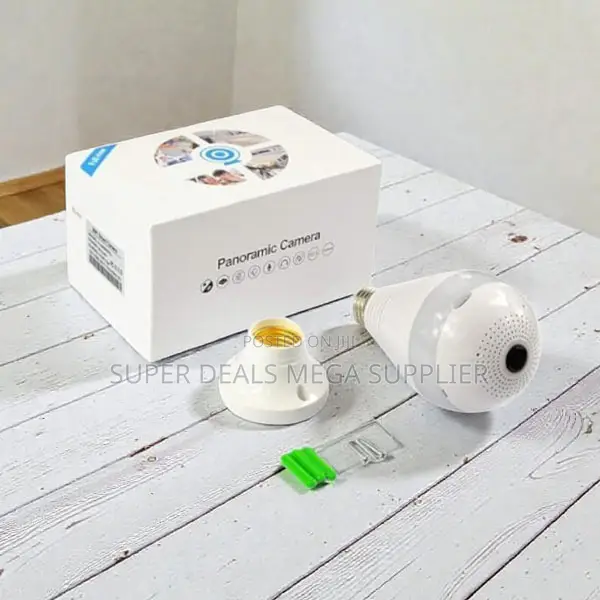 Built-in Speaker Smart 360° Panoramic 1080p Full Hd Wifi Bulb Camera