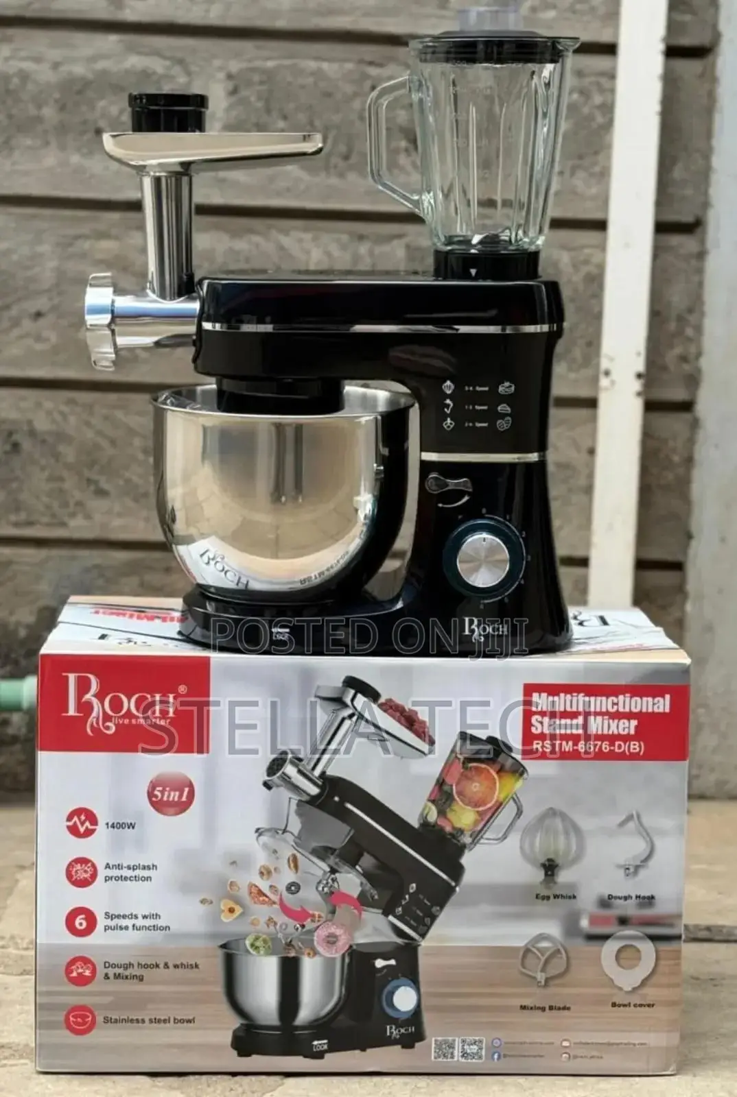 5 in 1 Roch Multifunctional Stand Mixer