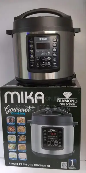 6 Litres Mika Smart Pressure Cooker