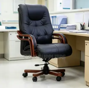 High Back Leather Manager Seat