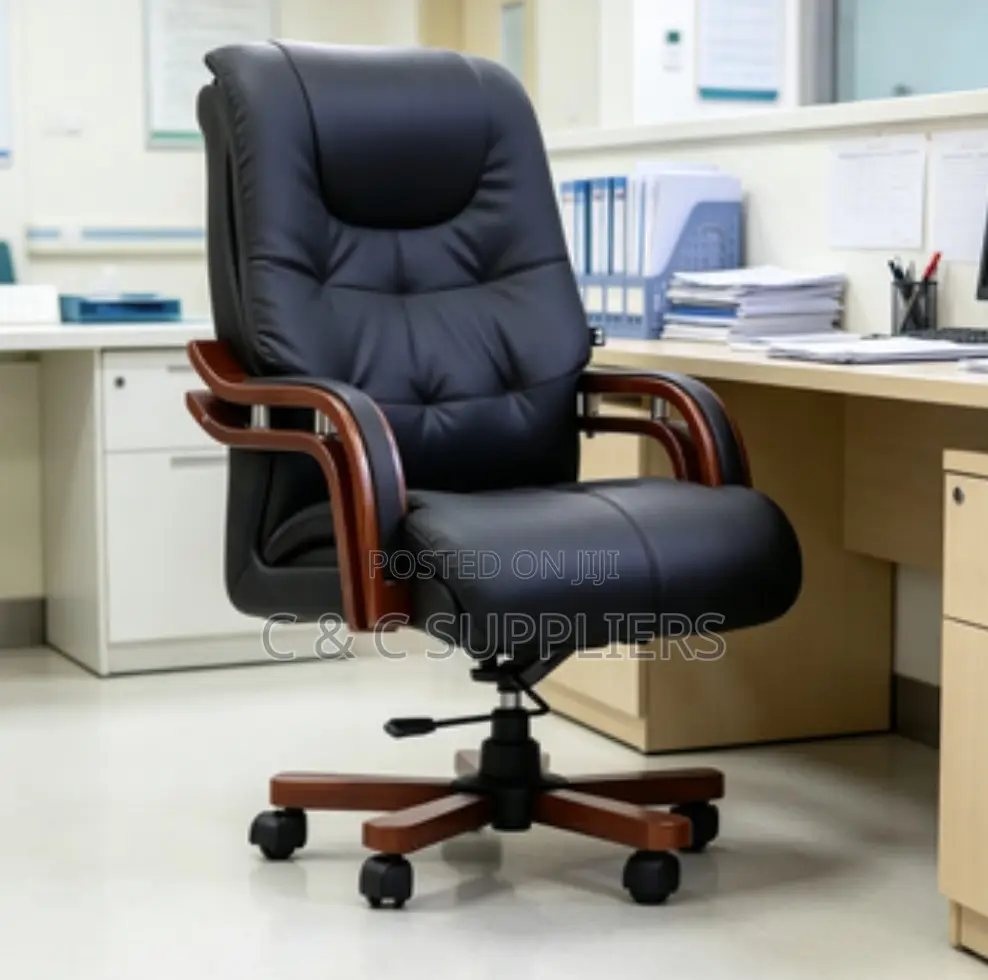 High Back Leather Manager Seat