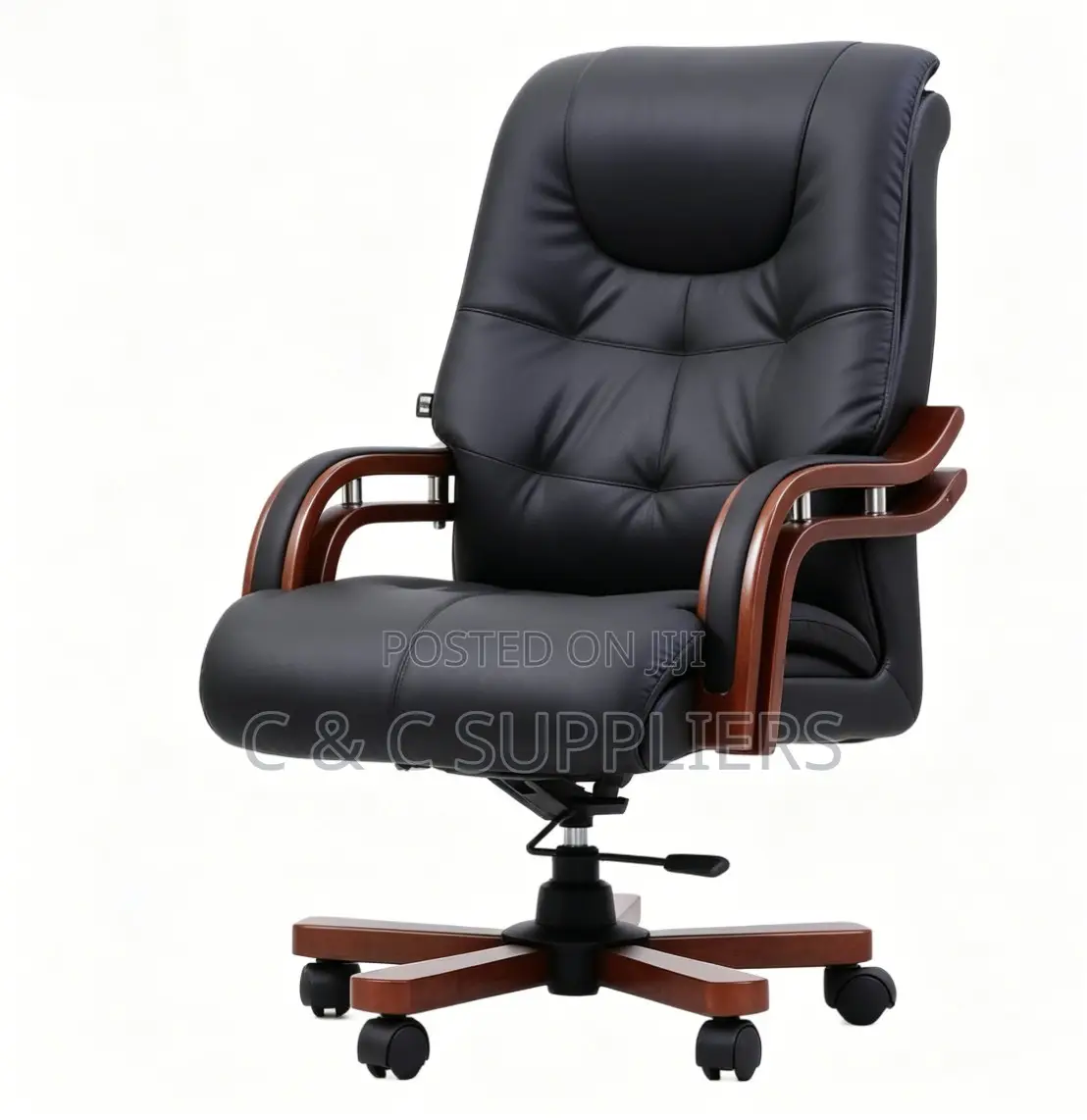 High Back Leather Manager Seat