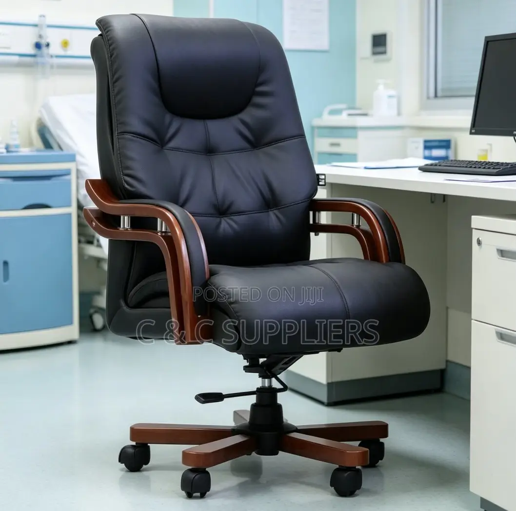 High Back Leather Manager Seat