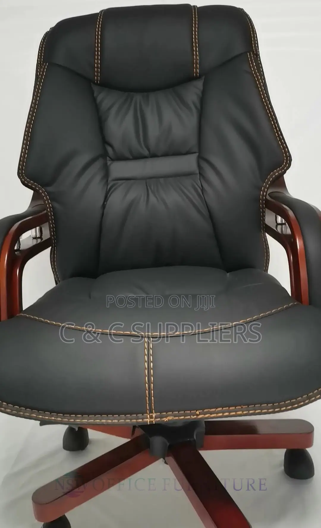 High Back Leather Manager Seat