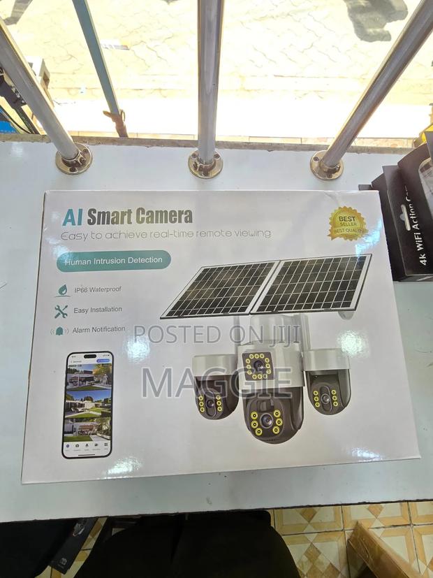 3 Lens Solar 4g Camera