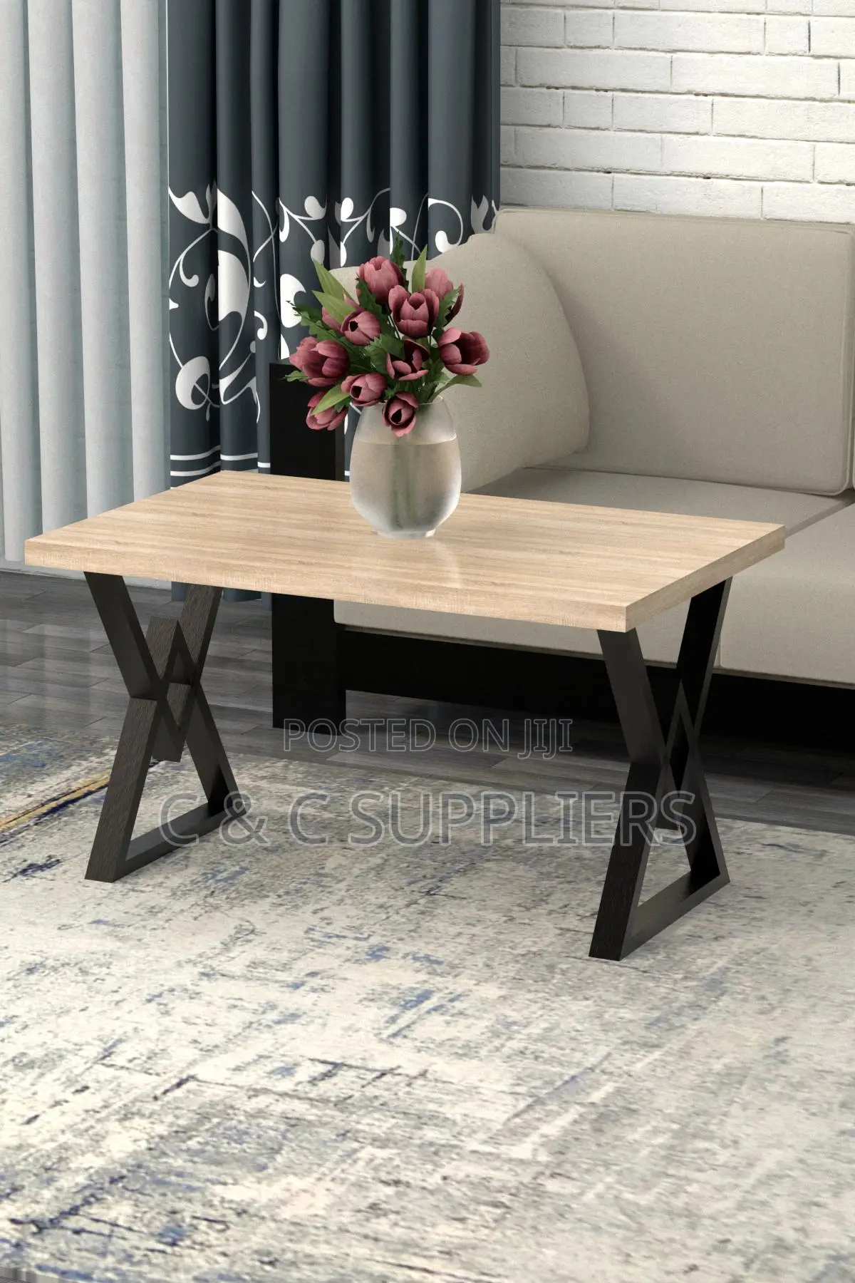Clerical Steel Legs Computer Desk