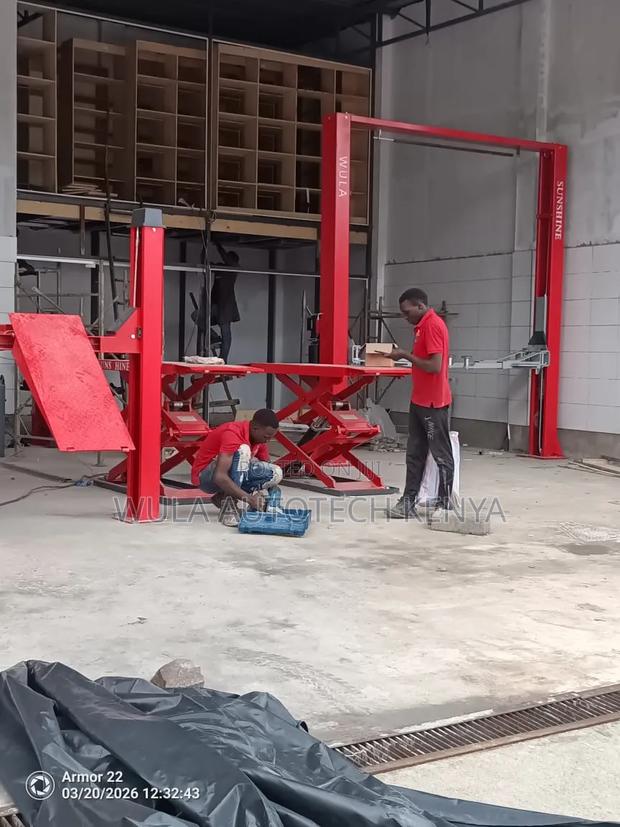 Hydraulic System Heavy Duty 4tns 2post Carlift Machine Sunshine